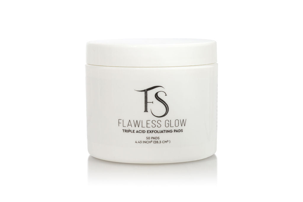 Flawless Glow Pads Triple Acid Pre Soaked Exfoliating Pads